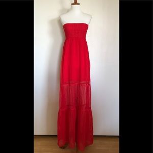 Strapless Maxi Dress